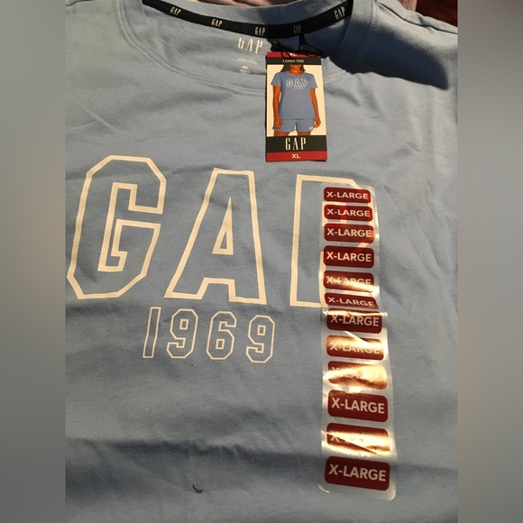 GAP Ladies Logo Tee - Light Blue - Size XL - NWT - Picture 8 of 8
